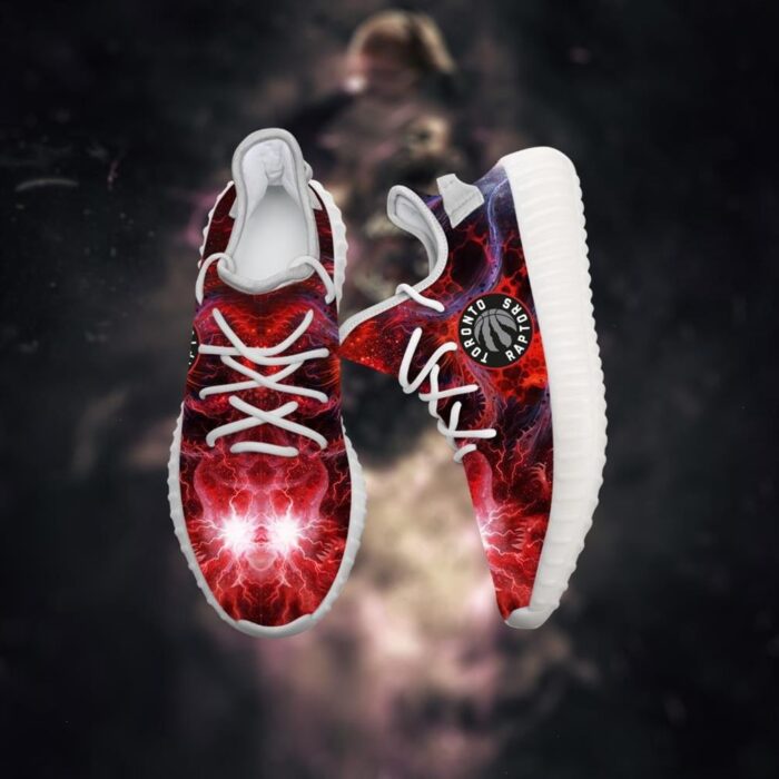 Toronto Raptors Yeezy Sneakers Shoes Art 1576