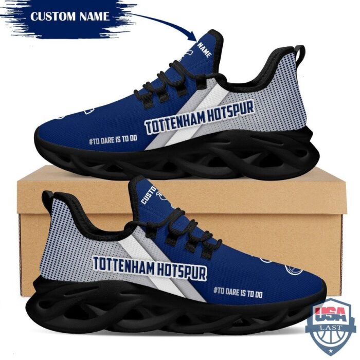 Tottenham Hotspur FC Custom Name Navy Max Soul Shoes