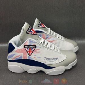 Triumph Motorcycles American Flag Air Jordan 13 Shoes