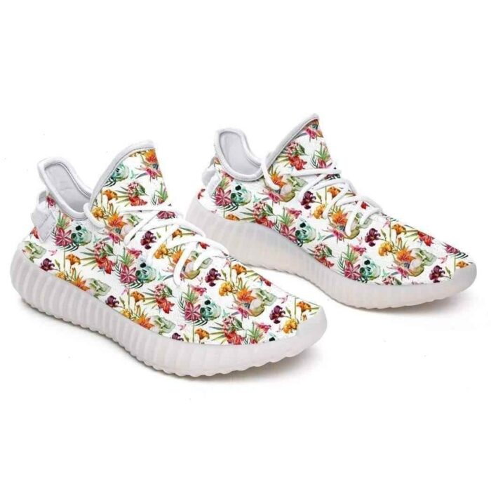 Tropical Wildflowers Yeezy Boost Shoes Sport Sneakers Yeezy Shoes