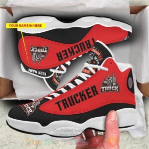 Trucker Logo Personalized Air Jordan 13 Shoes