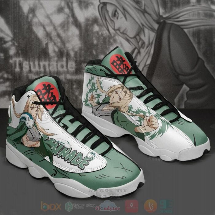 Tsunade Naruto Custom Anime Air Jordan 13 Shoes