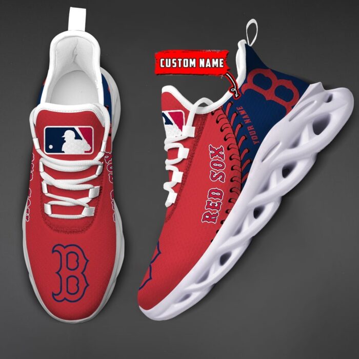 USA MLB Boston Red Sox Max Soul Sneaker Custom Name 87K2023