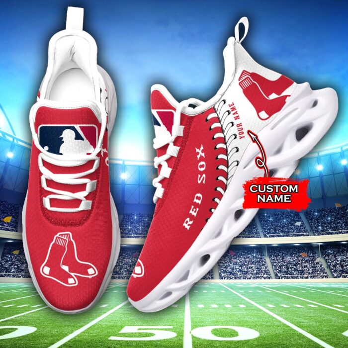 USA MLB Boston Red Sox Max Soul Sneaker Custom Name Ver 1