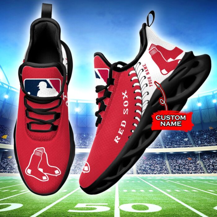 USA MLB Boston Red Sox Max Soul Sneaker Custom Name Ver 1