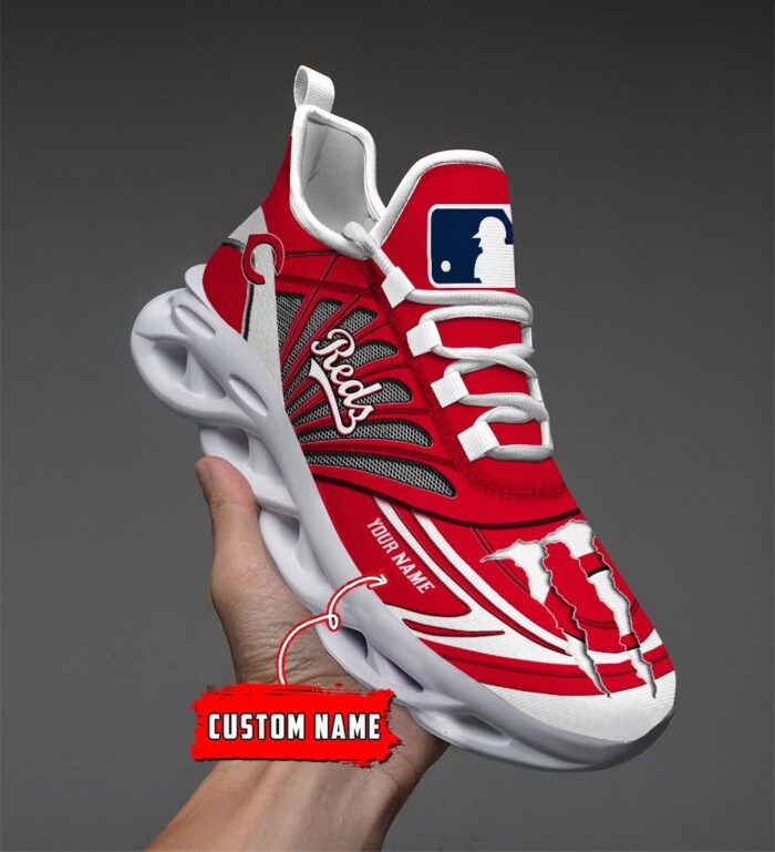 USA MLB Cincinnati Reds Max Soul Sneaker Custom Name 88K2023