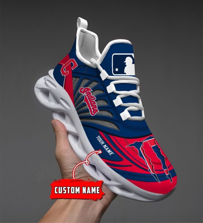 USA MLB Cleveland Indians Max Soul Sneaker Custom Name 88K2023