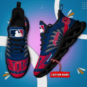 USA MLB Cleveland Indians Max Soul Sneaker Custom Name 88K2023