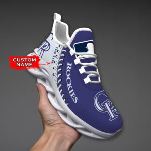 USA MLB Colorado Rockies Max Soul Sneaker Custom Name Ver 1