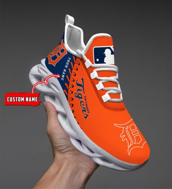 USA MLB Detroit Tigers Max Soul Sneaker Custom Name 87K2023