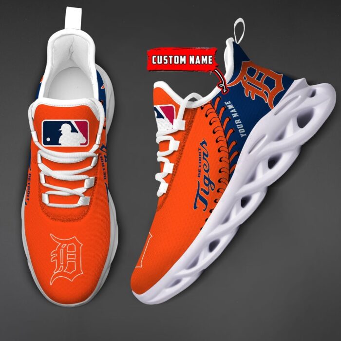 USA MLB Detroit Tigers Max Soul Sneaker Custom Name 87K2023