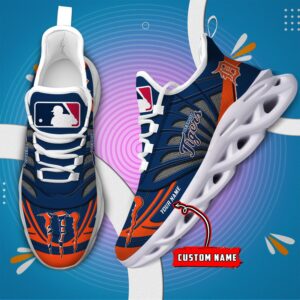 USA MLB Detroit Tigers Max Soul Sneaker Custom Name 88K2023