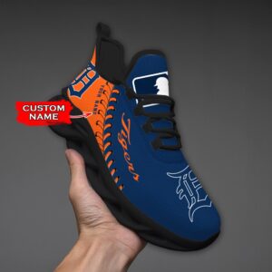 USA MLB Detroit Tigers Max Soul Sneaker Custom Name Ver 1