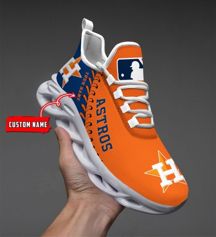 USA MLB Houston Astros Max Soul Sneaker Custom Name 87K2023