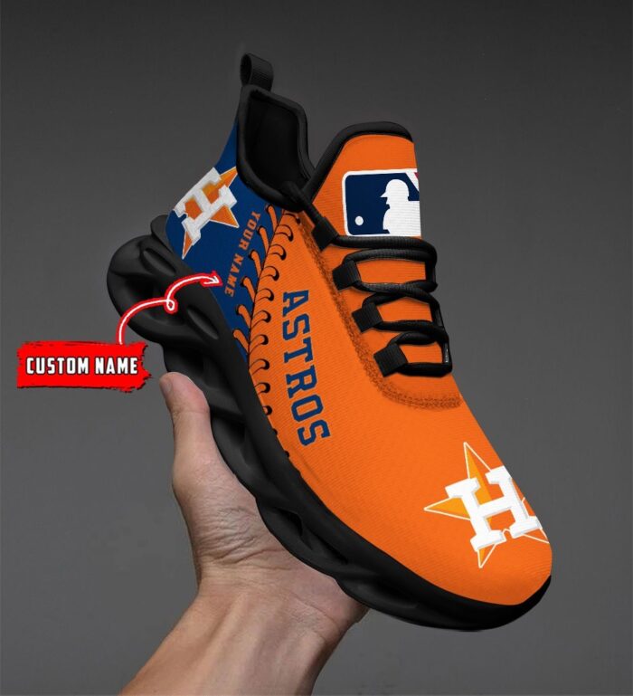 USA MLB Houston Astros Max Soul Sneaker Custom Name 87K2023