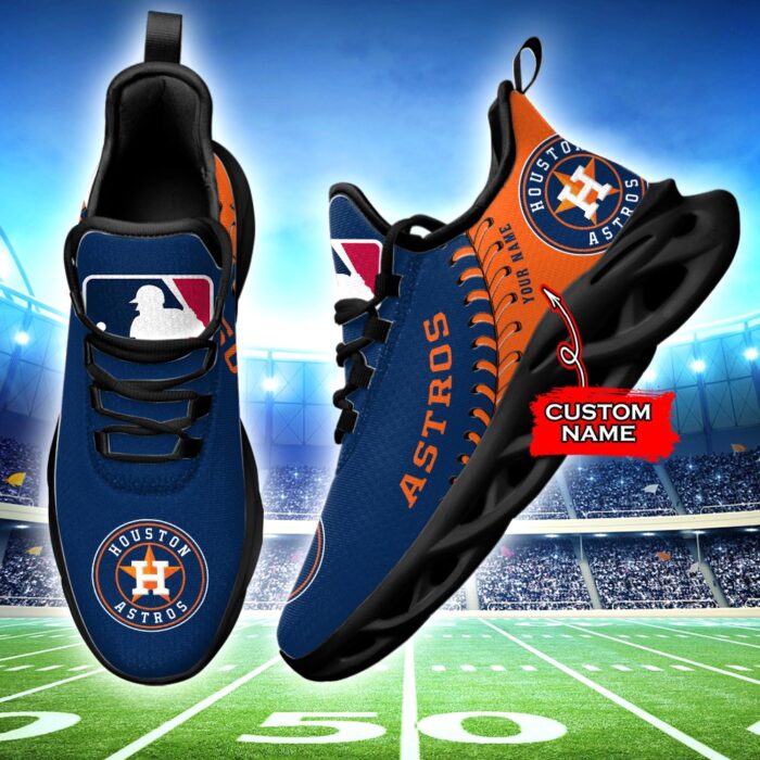 USA MLB Houston Astros Max Soul Sneaker Custom Name Ver 1