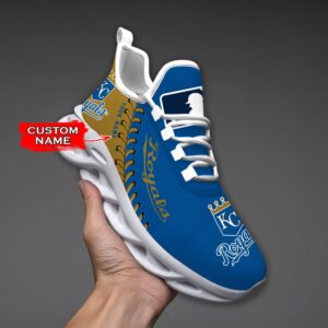 USA MLB Kansas City Royals Max Soul Sneaker Custom Name Ver 1