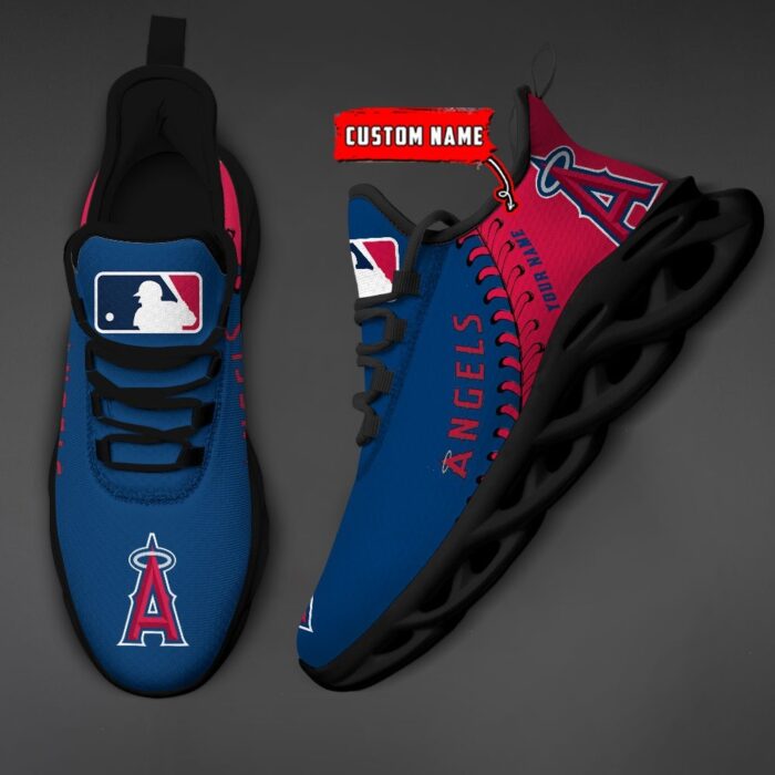 USA MLB Los Angeles Angels Max Soul Sneaker Custom Name 87K2023