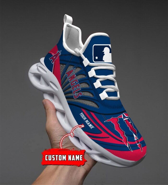 USA MLB Los Angeles Angels Max Soul Sneaker Custom Name 88K2023