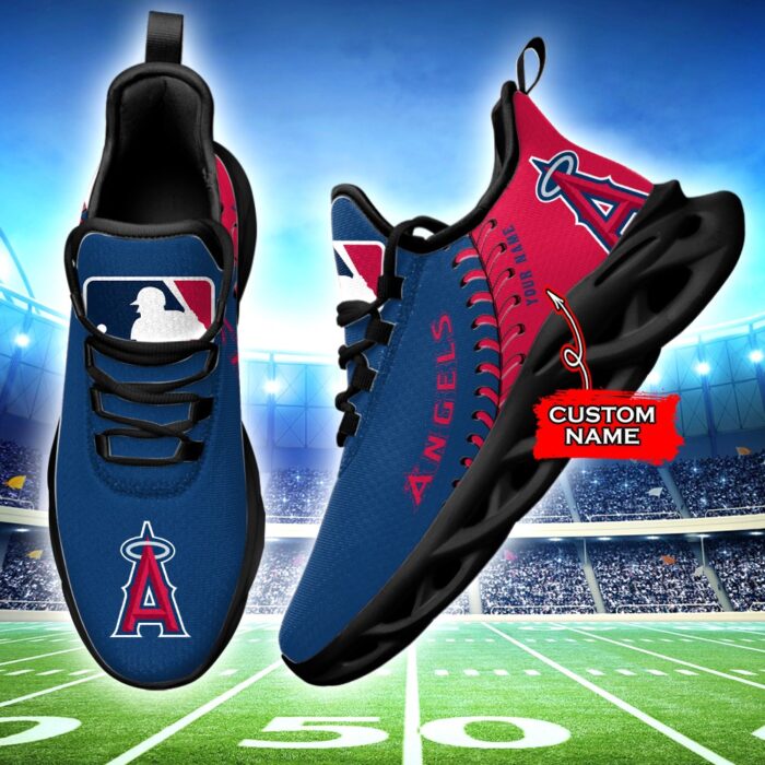 USA MLB Los Angeles Angels Max Soul Sneaker Custom Name Ver 1