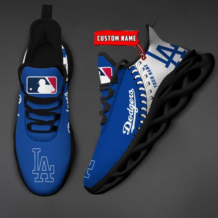 USA MLB Los Angeles Dodgers Max Soul Sneaker Custom Name 87K2023