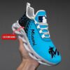 USA MLB Miami Marlins Max Soul Sneaker Custom Name 87K2023