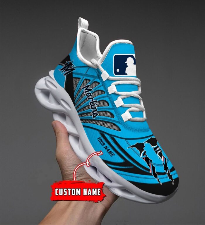 USA MLB Miami Marlins Max Soul Sneaker Custom Name 88K2023