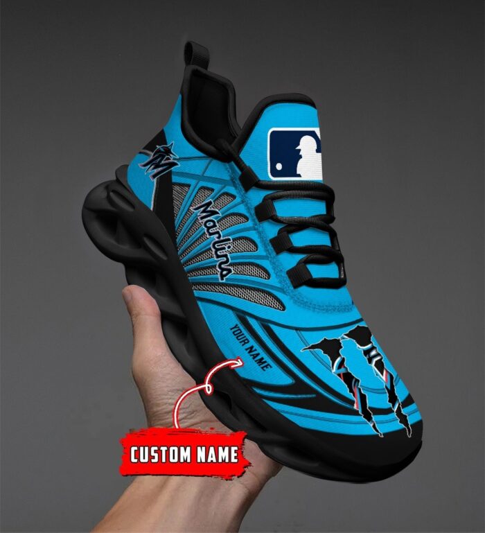 USA MLB Miami Marlins Max Soul Sneaker Custom Name 88K2023