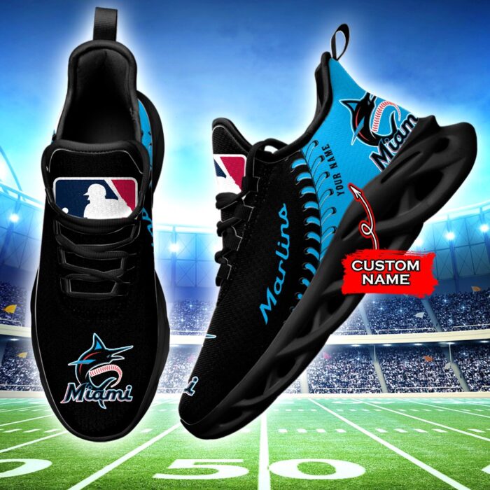 USA MLB Miami Marlins Max Soul Sneaker Custom Name Ver 1