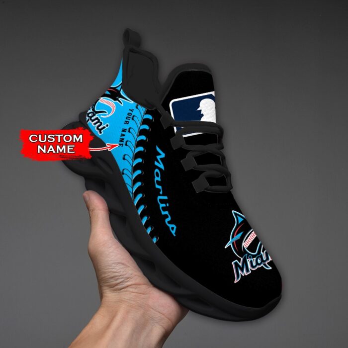 USA MLB Miami Marlins Max Soul Sneaker Custom Name Ver 1