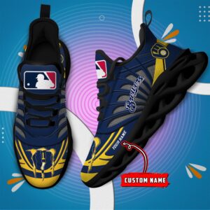 USA MLB Milwaukee Brewers Max Soul Sneaker Custom Name 88K2023