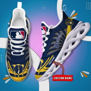 USA MLB Milwaukee Brewers Max Soul Sneaker Custom Name 88K2023