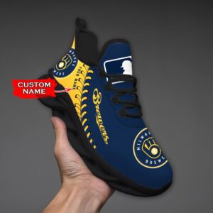 USA MLB Milwaukee Brewers Max Soul Sneaker Custom Name Ver 1