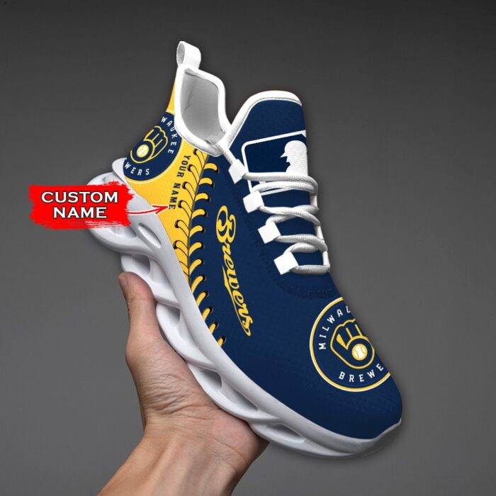 USA MLB Milwaukee Brewers Max Soul Sneaker Custom Name Ver 1