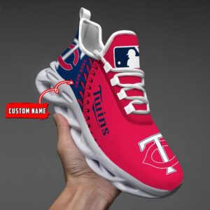 USA MLB Minnesota Twins Max Soul Sneaker Custom Name 87K2023