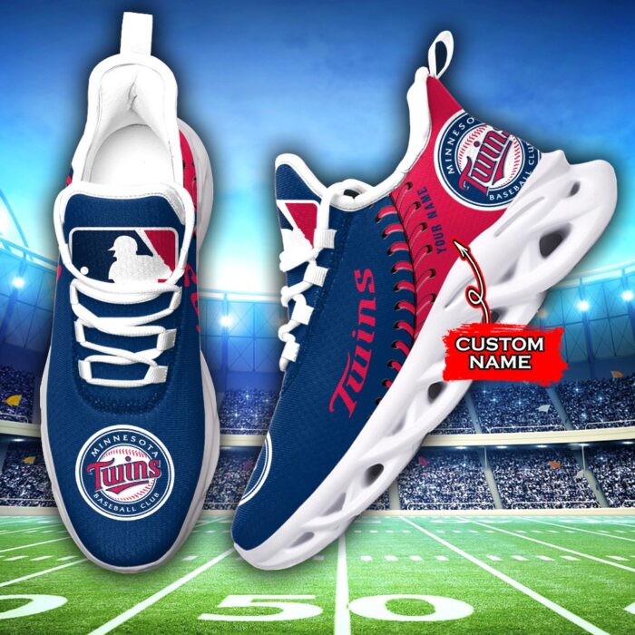 USA MLB Minnesota Twins Max Soul Sneaker Custom Name Ver 1