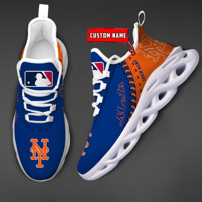 USA MLB New York Mets Max Soul Sneaker Custom Name 87K2023