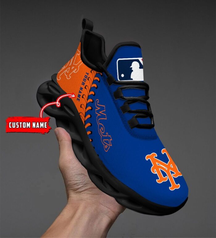 USA MLB New York Mets Max Soul Sneaker Custom Name 87K2023