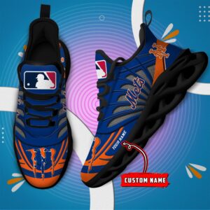 USA MLB New York Mets Max Soul Sneaker Custom Name 88K2023