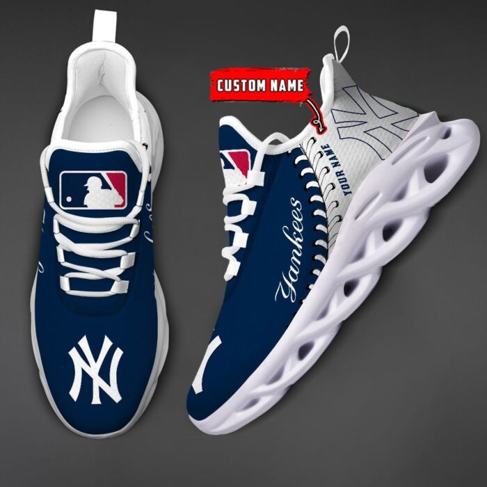 USA MLB New York Yankees Max Soul Sneaker Custom Name 87K2023