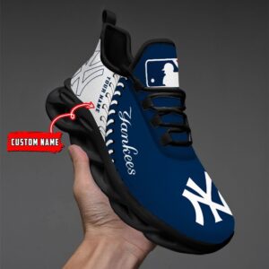 USA MLB New York Yankees Max Soul Sneaker Custom Name 87K2023