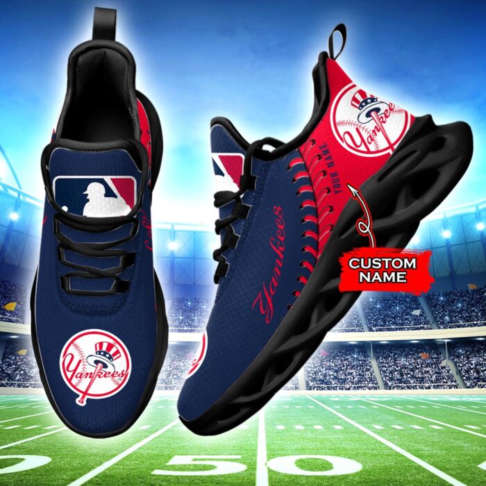 USA MLB New York Yankees Max Soul Sneaker Custom Name Ver 1