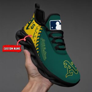 USA MLB Oakland Athletics Max Soul Sneaker Custom Name 87K2023