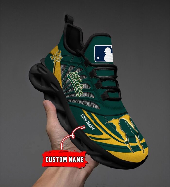 USA MLB Oakland Athletics Max Soul Sneaker Custom Name 88K2023