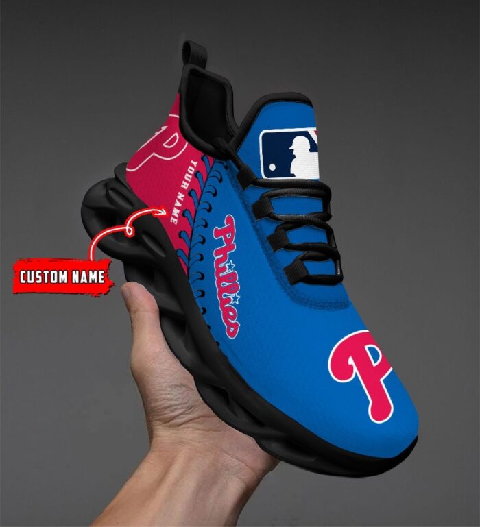 USA MLB Philadelphia Phillies Max Soul Sneaker Custom Name 87K2023