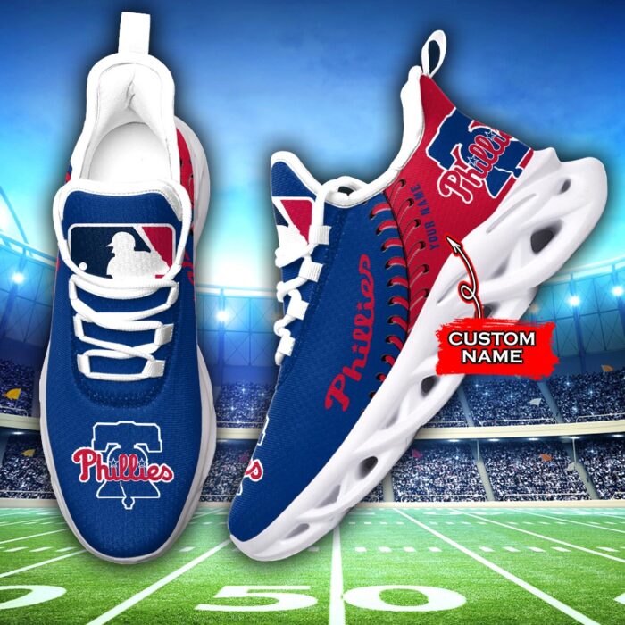 USA MLB Philadelphia Phillies Max Soul Sneaker Custom Name Ver 1