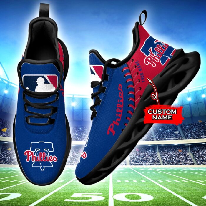 USA MLB Philadelphia Phillies Max Soul Sneaker Custom Name Ver 1