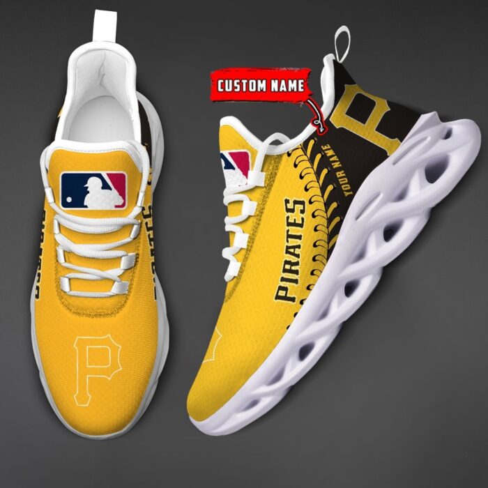 USA MLB Pittsburgh Pirates Max Soul Sneaker Custom Name 87K2023