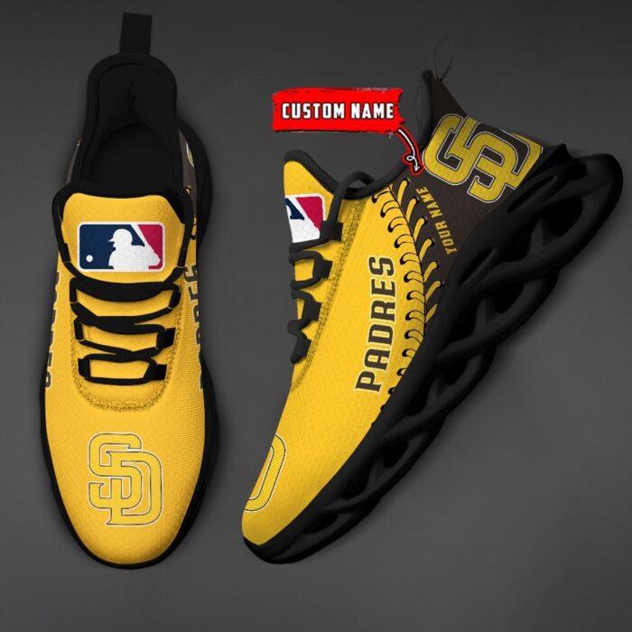 USA MLB San Diego Padres Max Soul Sneaker Custom Name 87K2023