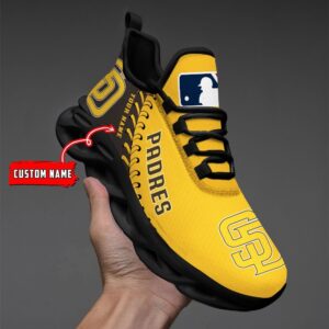 USA MLB San Diego Padres Max Soul Sneaker Custom Name 87K2023